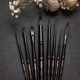 Sivellin Faded Rigger 3 ryhmässä Taiteilijatarvikkeet / Siveltimet / Akvarellisiveltimet @ Pen Store (137047)