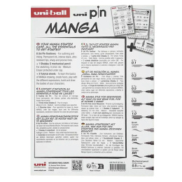 Pin Fine Line Manga Set ryhmässä Kynät / Taiteilijakynät / Finelinerit @ Pen Store (137083)