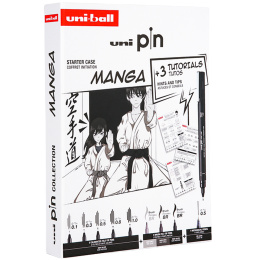 Pin Fine Line Manga Set ryhmässä Kynät / Taiteilijakynät / Finelinerit @ Pen Store (137083)