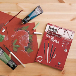 Paint'ON Taiteilijalehtiö Terracotta A5 ryhmässä Paperit ja Lehtiöt / Taiteilijalehtiöt / Mixed media-lehtiöt @ Pen Store (137087)