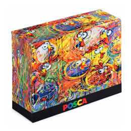 Posca Brush Standing Set ryhmässä Kynät / Taiteilijakynät / Maalitussit @ Pen Store (137115)
