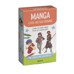 Manga Quick and Easy Drawing Deck ryhmässä Askartelu ja Harrastus / Kirjat / Ohjekirjat @ Pen Store (137177)