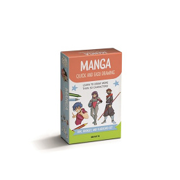 Manga Quick and Easy Drawing Deck ryhmässä Askartelu ja Harrastus / Kirjat / Ohjekirjat @ Pen Store (137177)