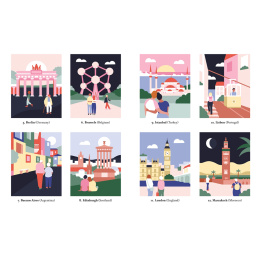 Mystery Coloring Around the World ryhmässä Askartelu ja Harrastus / Kirjat / Aikuisten värityskirjat @ Pen Store (137179)