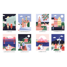 Mystery Coloring Around the World ryhmässä Askartelu ja Harrastus / Kirjat / Aikuisten värityskirjat @ Pen Store (137179)