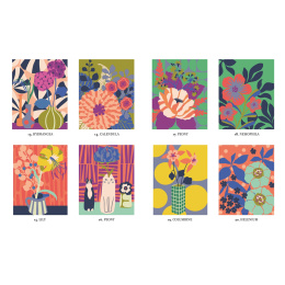 Mystery Coloring Flowers ryhmässä Askartelu ja Harrastus / Kirjat / Aikuisten värityskirjat @ Pen Store (137180)