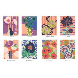 Mystery Coloring Flowers ryhmässä Askartelu ja Harrastus / Kirjat / Aikuisten värityskirjat @ Pen Store (137180)