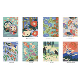 Mystery Coloring Japan ryhmässä Askartelu ja Harrastus / Kirjat / Aikuisten värityskirjat @ Pen Store (137181)