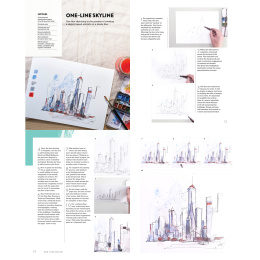 Sketching in the City ryhmässä Askartelu ja Harrastus / Kirjat / Inspiraatiokirjat @ Pen Store (137185)