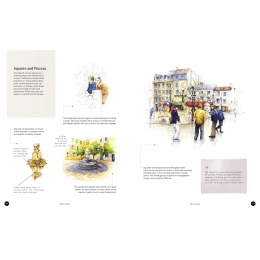 Watercolor Artist's Index of the Urban Landscape ryhmässä Askartelu ja Harrastus / Kirjat / Inspiraatiokirjat @ Pen Store (137192)