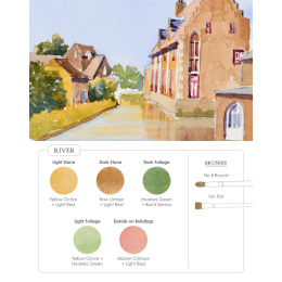 Watercolor Mixing Deck: Architecture ryhmässä Askartelu ja Harrastus / Kirjat / Ohjekirjat @ Pen Store (137193)