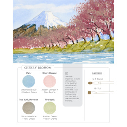 Watercolor Mixing Deck: Landscapes ryhmässä Askartelu ja Harrastus / Kirjat / Ohjekirjat @ Pen Store (137194)