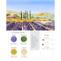 Watercolor Mixing Deck: Landscapes ryhmässä Askartelu ja Harrastus / Kirjat / Ohjekirjat @ Pen Store (137194)