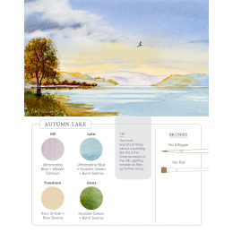 Watercolor Mixing Deck: Landscapes ryhmässä Askartelu ja Harrastus / Kirjat / Ohjekirjat @ Pen Store (137194)