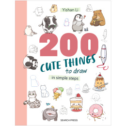 200 Cute Things to Draw ryhmässä Askartelu ja Harrastus / Kirjat / Ohjekirjat @ Pen Store (137199)
