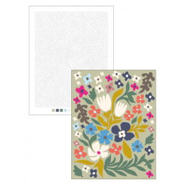 Color by Numbers: Flowers ryhmässä Askartelu ja Harrastus / Kirjat / Aikuisten värityskirjat @ Pen Store (137205)