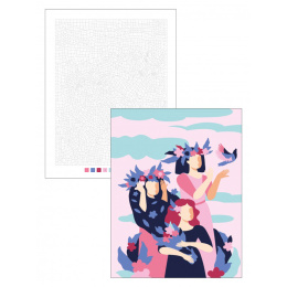 Color by Numbers: Flowers ryhmässä Askartelu ja Harrastus / Kirjat / Aikuisten värityskirjat @ Pen Store (137205)