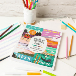 Color by Numbers: Travel ryhmässä Askartelu ja Harrastus / Kirjat / Aikuisten värityskirjat @ Pen Store (137207)