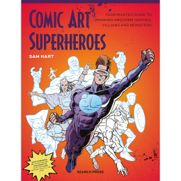 Comic Art Superheroes ryhmässä Askartelu ja Harrastus / Kirjat / Ohjekirjat @ Pen Store (137208)