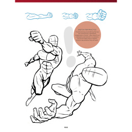 Comic Art Superheroes ryhmässä Askartelu ja Harrastus / Kirjat / Ohjekirjat @ Pen Store (137208)