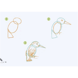 Draw 30: Animals ryhmässä Askartelu ja Harrastus / Kirjat / Ohjekirjat @ Pen Store (137210)