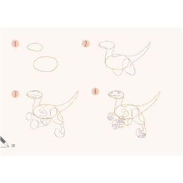 Draw 30: Dinosaurs ryhmässä Askartelu ja Harrastus / Kirjat / Ohjekirjat @ Pen Store (137212)