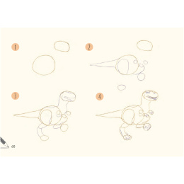 Draw 30: Dinosaurs ryhmässä Askartelu ja Harrastus / Kirjat / Ohjekirjat @ Pen Store (137212)