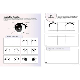Draw Manga Faces, Heads and Hairstyles ryhmässä Askartelu ja Harrastus / Kirjat / Ohjekirjat @ Pen Store (137217)
