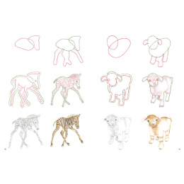 How to Draw: Baby Animals ryhmässä Askartelu ja Harrastus / Kirjat / Ohjekirjat @ Pen Store (137223)
