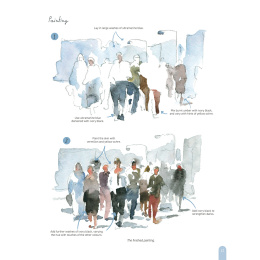 Paint 50: Watercolour Figures ryhmässä Askartelu ja Harrastus / Kirjat / Ohjekirjat @ Pen Store (137228)