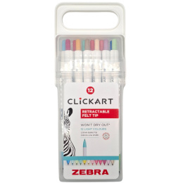 Clickart Light Colors 12 kpl ryhmässä Kynät / Toimisto ja merkkaus / Merkkauskynät @ Pen Store (137261)