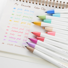 Clickart Light Colors 12 kpl ryhmässä Kynät / Toimisto ja merkkaus / Merkkauskynät @ Pen Store (137261)
