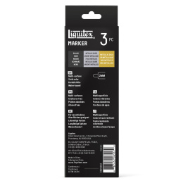 Marker Accent 3-sainen setti ryhmässä Kynät / Taiteilijakynät / Akryylitussit @ Pen Store (137368)