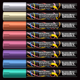 Marker Metallic 8-sainen setti ryhmässä Kynät / Taiteilijakynät / Akryylitussit @ Pen Store (137373)