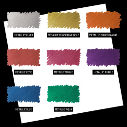 Marker Metallic 8-sainen setti ryhmässä Kynät / Taiteilijakynät / Akryylitussit @ Pen Store (137373)