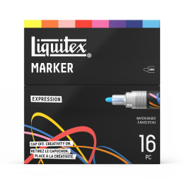 Marker Expression 16-sainen setti ryhmässä Kynät / Taiteilijakynät / Akryylitussit @ Pen Store (137375)