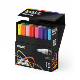 Marker Expression 16-sainen setti ryhmässä Kynät / Taiteilijakynät / Akryylitussit @ Pen Store (137375)
