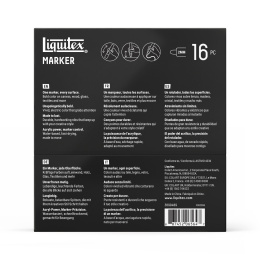 Marker Expression 16-sainen setti ryhmässä Kynät / Taiteilijakynät / Akryylitussit @ Pen Store (137375)