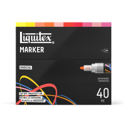 Marker Radical 40-set ryhmässä Kynät / Taiteilijakynät / Akryylitussit @ Pen Store (137376)