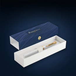 Impression White/Gold Täytekynä ryhmässä Kynät / Fine Writing / Täytekynät @ Pen Store (137398_r)