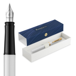 Impression White/Gold Täytekynä ryhmässä Kynät / Fine Writing / Täytekynät @ Pen Store (137398_r)
