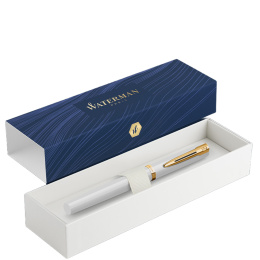Impression White/Gold Täytekynä ryhmässä Kynät / Fine Writing / Täytekynät @ Pen Store (137398_r)