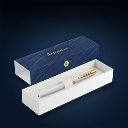 Impression White/Gold Kuulakärkikynä ryhmässä Kynät / Fine Writing / Kuulakärkikynät @ Pen Store (137400)
