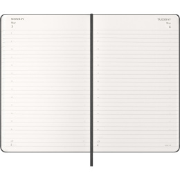 Kalenteri 12M Daily 2027 Hardcover Large Black ryhmässä Paperit ja Lehtiöt / Kalenterit / 12 kk kalenterit @ Pen Store (137423)