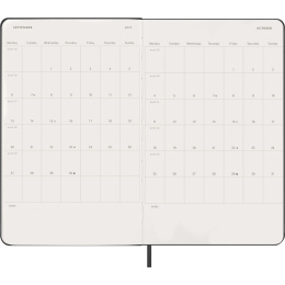 Kalenteri 12M Daily 2027 Hardcover Large Black ryhmässä Paperit ja Lehtiöt / Kalenterit / 12 kk kalenterit @ Pen Store (137423)
