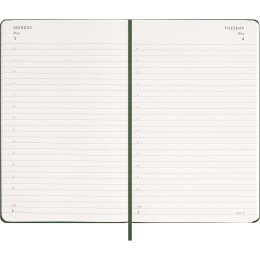 Kalenteri 12M Daily 2027 Hardcover Large Myrtle Green ryhmässä Paperit ja Lehtiöt / Kalenterit / 12 kk kalenterit @ Pen Store (137425)
