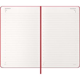 Kalenteri 12M Daily 2027 Hardcover Large Red ryhmässä Paperit ja Lehtiöt / Kalenterit / 12 kk kalenterit @ Pen Store (137426)