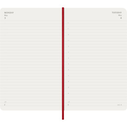Kalenteri 12M Daily 2027 Softcover Large Red ryhmässä Paperit ja Lehtiöt / Kalenterit / 12 kk kalenterit @ Pen Store (137427)