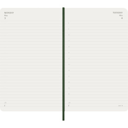 Kalenteri 12M Daily 2027 Softcover Large Myrtle Green ryhmässä Paperit ja Lehtiöt / Kalenterit / 12 kk kalenterit @ Pen Store (137430)