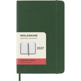 Kalenteri 12M Daily 2027 Softcover Pocket Myrtle Green ryhmässä Paperit ja Lehtiöt / Kalenterit / 12 kk kalenterit @ Pen Store (137431)